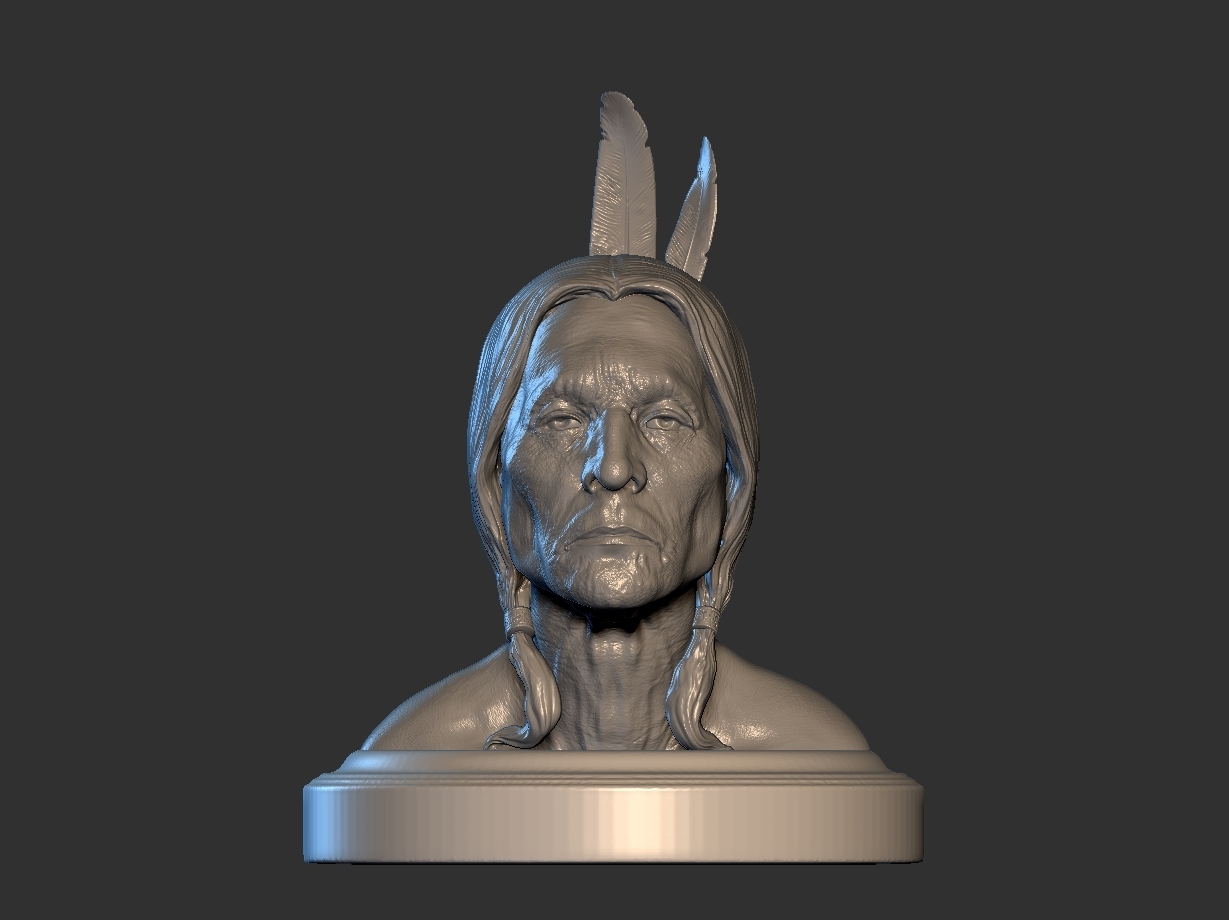 STL file American Native 👨・3D print object to download・Cults